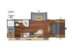 New 2019 Jayco Jay Feather 24BHM available in Souderton, Pennsylvania