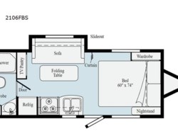 New 2021 Winnebago Micro Minnie 2106FBS available in Souderton, Pennsylvania