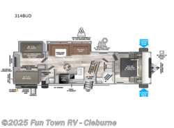 New 2025 Forest River Wildwood Heritage Glen 314BUD available in Cleburne, Texas