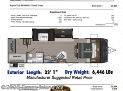 New 2019 Dutchmen Aspen Trail 2910BHS available in Rockford, Illinois