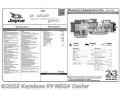 New 2021 Jayco Eagle 357MDOK available in Greencastle, Pennsylvania