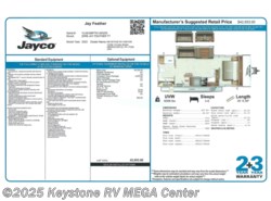 New 2022 Jayco Jay Feather 25RB available in Greencastle, Pennsylvania