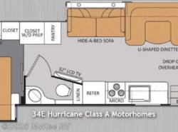 Used 2014 Thor Motor Coach Hurricane 34E available in Perry, Iowa