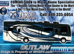 New 2018 Thor Motor Coach Outlaw 37RB Toy Hauler RV for Sale @ MHSRV Garage Sofas available in Alvarado, Texas