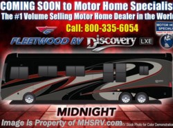 New 2018 Fleetwood Discovery LXE 44H Bath & 1/2, Tag, Aqua Hot, U Dinette, Sofa available in Alvarado, Texas