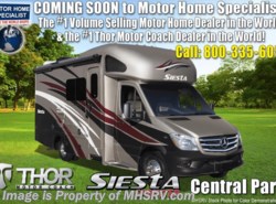 New 2019 Thor Motor Coach Four Winds Siesta Sprinter 24SS RV for Sale W/Summit Pkg, Dsl. Gen available in Alvarado, Texas