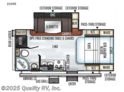 New 2019 Forest River Rockwood Mini Lite 2104S available in Linn Creek, Missouri