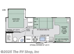 New 2019 Thor Motor Coach Four Winds 22B available in Baton Rouge, Louisiana