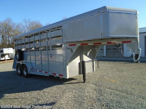 2023 Valley Trailers 18' GN Stock Trailer, 7'6