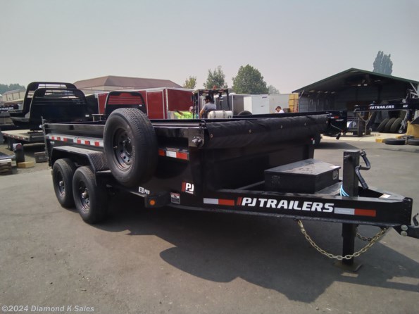 2024 PJ Trailers Dump 7' X 14' 14K DL 28" Low Pro available in Halsey, OR