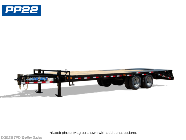 2025 Load Trail PP 102" x 25' Tandem Low-Pro Pintle Hook Trailer