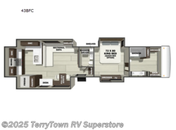 New 2026 Forest River RiverStone 43BFC available in Grand Rapids, Michigan