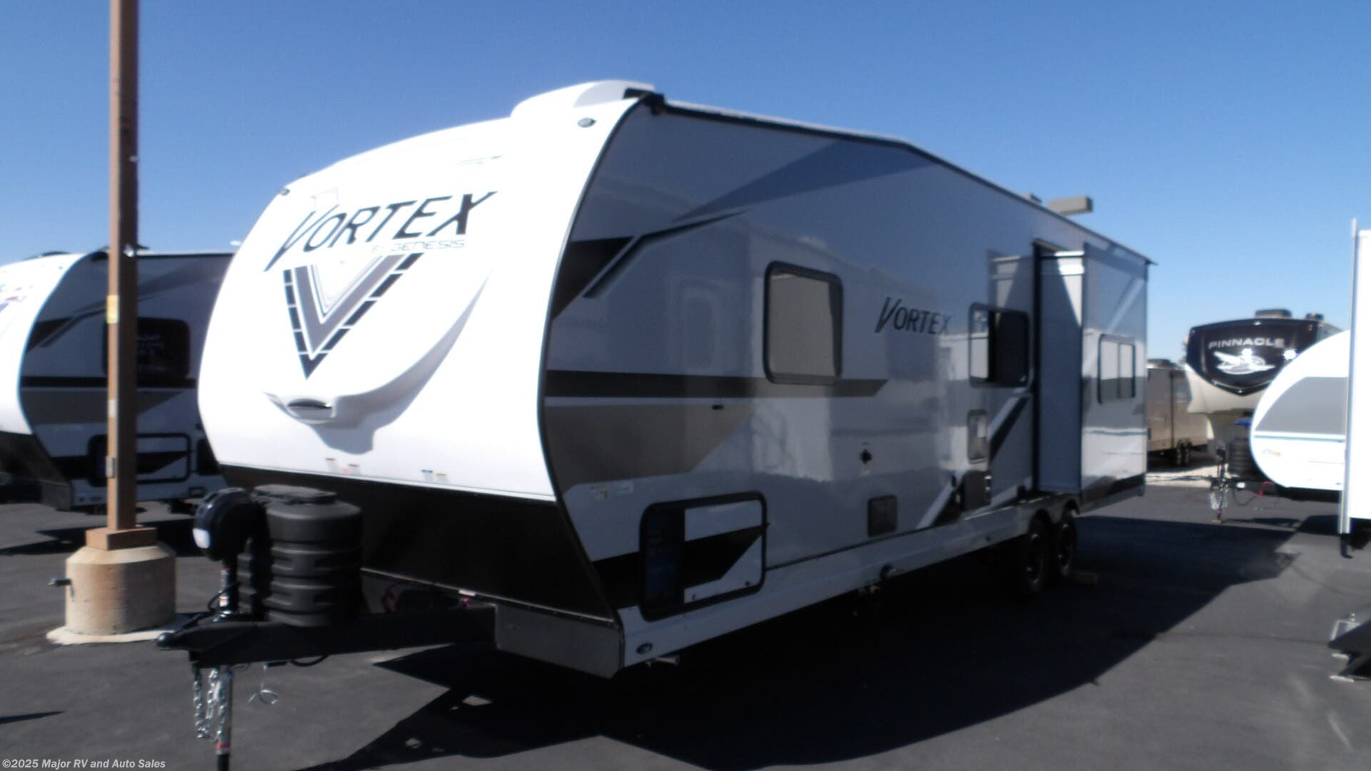 New 2026 Genesis Supreme Vortex 2715FSXL, 1 SLIDE, 2 A/C'S, 400 WATT SOLAR, ARCTIC available in Hesperia, California