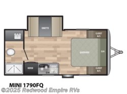 New 2019 Keystone Springdale Mini 1790FQ available in Ukiah, California