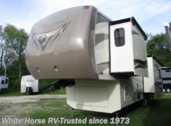 Used 2016 Forest River Cedar Creek Hathaway Edition 34RE Rear Entertainment Triple Slide available in Williamstown, New Jersey