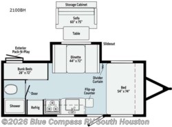 Used 2021 Winnebago Micro Minnie 2100BH available in Alvin, Texas