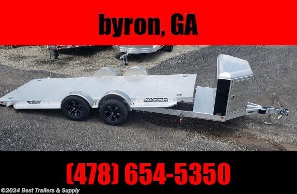 2025 Aluma 7X18 executive series car hauler trailer aluminum available in Byron, GA