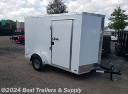 2024 Nationcraft 6x10 white Enclosed Cargo Trailer
