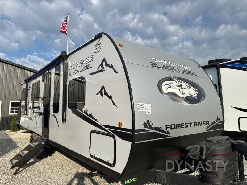 New 2026 Forest River Cherokee Grey Wolf Black Label 25RRTBL available in Bunker Hill, Indiana