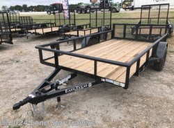 2024 East Texas Trailers | 6.5x12 | Utility Pipetop | 1-3.5k Axle | Black |