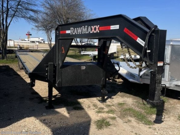 2024 RawMaxx 8.5x40 Flatdeck Gooseneck | 2-10k Axles | Maxx Ram available in Lacy Lakeview, TX