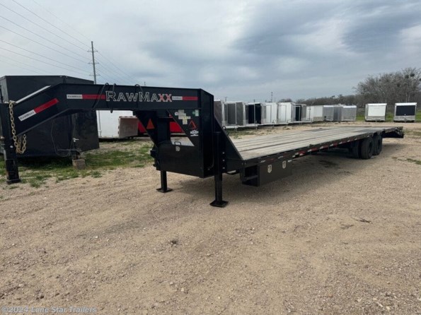 2024 RawMaxx | 8.5x40 | GN Deckover | Dual 12k axles | Black | available in Lacy Lakeview, TX