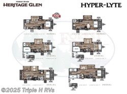 New 2019 Forest River Wildwood Heritage Glen Hyper-Lyte 22RBHL available in Haleyville, Alabama