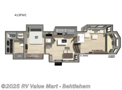 New 2026 Forest River Cedar Creek Cottage Fifth Wheels 413FWC available in Bath, Pennsylvania
