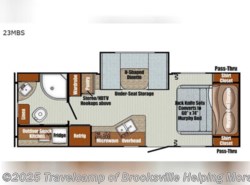 New 2021 Gulf Stream Vintage Cruiser 23MBS available in Brooksville, Florida
