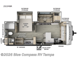 New 2026 Forest River Rockwood Mini Lite 2523MBR available in Dover, Florida
