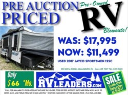 Used 2017 Jayco Jay Series Sport 12SC available in Adamsburg, Pennsylvania