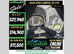 New 2024 OPUS OP LITE available in Adamsburg, Pennsylvania
