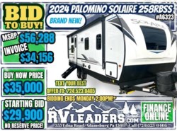 New 2024 Palomino Solaire 258RBSS available in Adamsburg, Pennsylvania