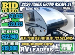 New 2024 Aliner Ascape Grand ST available in Adamsburg, Pennsylvania