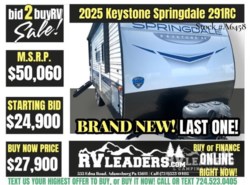 New 2025 Keystone Springdale Classic 291BRC available in Adamsburg, Pennsylvania