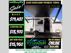 New 2025 Heartland Prowler 17BHLX available in Adamsburg, Pennsylvania