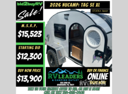 New 2026 NuCamp TAG SE XL available in Adamsburg, Pennsylvania