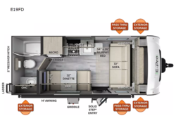 New 2023 Forest River Flagstaff E-Pro E19FD available in Adamsburg, Pennsylvania