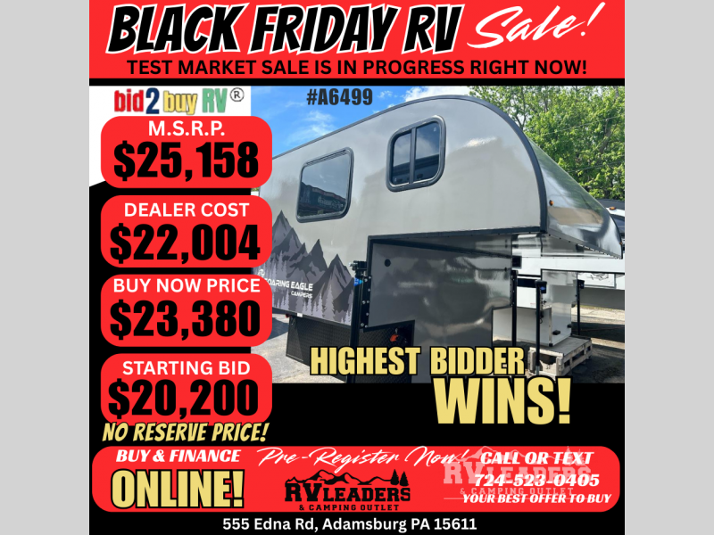 New 2025 Soaring Eagle Adlar 6.5XLS available in Adamsburg, Pennsylvania