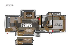 New 2026 Outdoors RV Glacier Peak Titanium Series F27KVS available in Adamsburg, Pennsylvania