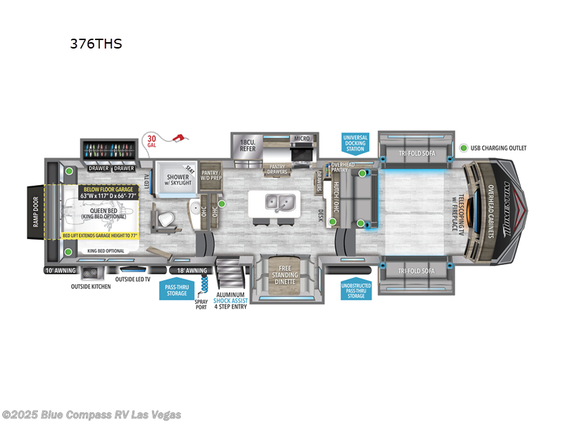 Used 2023 Grand Design Momentum 376THS available in Las Vegas, Nevada
