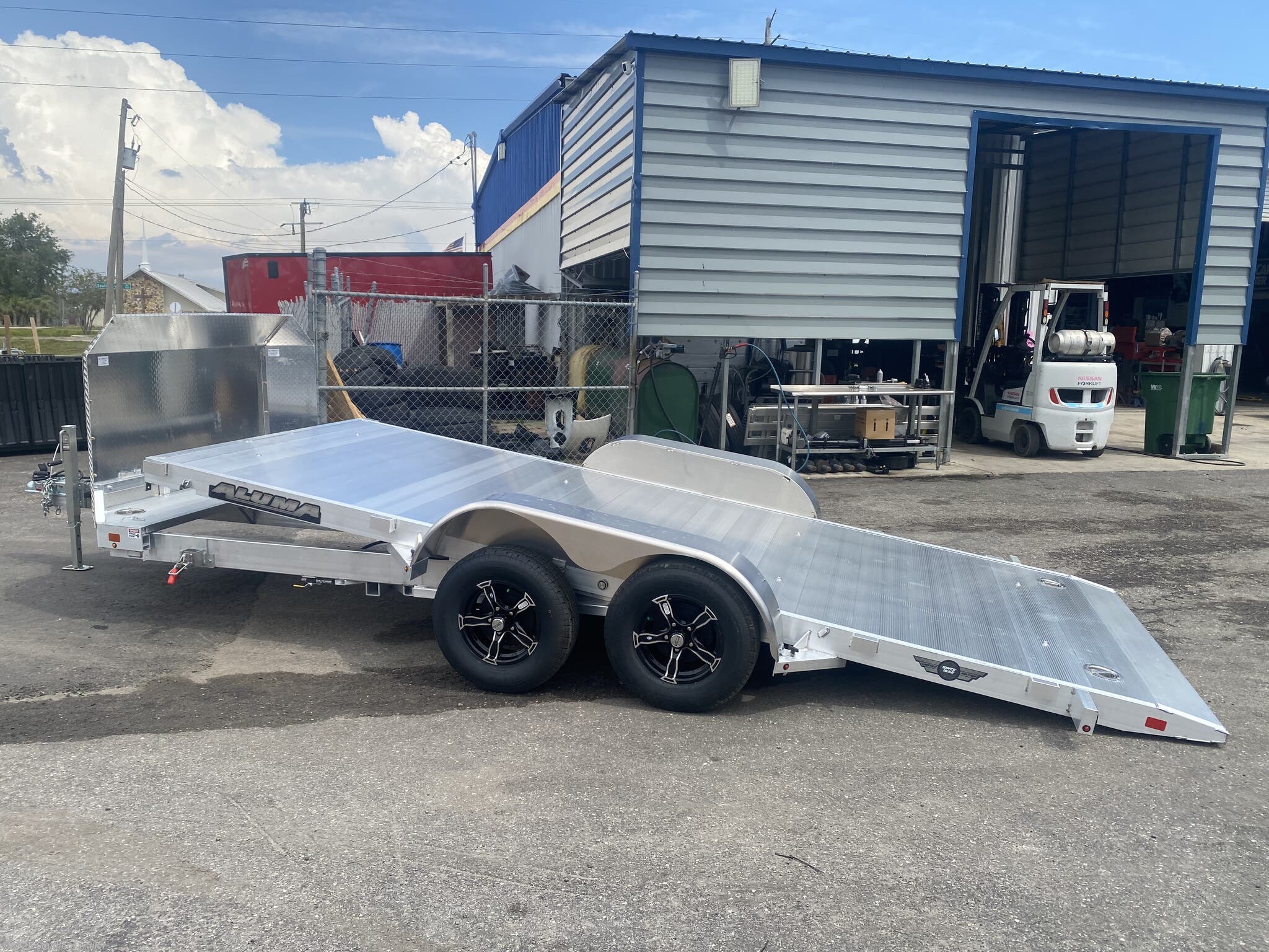 6x16 Car Hauler Trailer For Sale New Aluma 8216 Anv Tilt 16