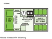 2022 Aliner Classic Sofa Bed