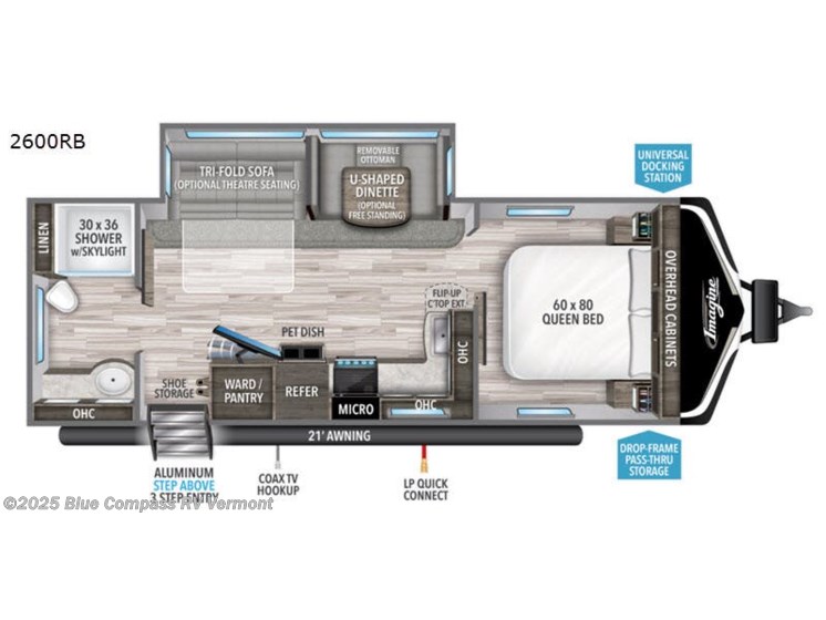 Used 2021 Grand Design Imagine 2600RB by Grand Design from Blue Compass RV Vermont in East Montpelier, VT