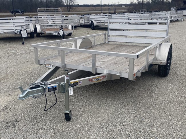 2024 H&H H7610RSA-030 76x10 2990 GVWR Aluminum Rail Side Utility