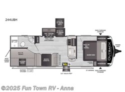 Used 2021 Keystone Outback Ultra Lite 244UBH available in Anna, Illinois
