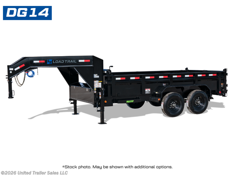 2025 Load Trail DG 83" x 16' Tandem Axle Gooseneck Low-Pro Dump Trail