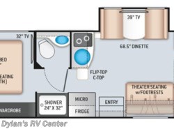 New 2021 Thor Motor Coach Delano Sprinter 24RW available in Sewell, New Jersey