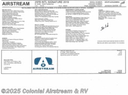 New 2019 Airstream International Signature 25FBQ Queen available in Lakewood, New Jersey