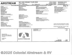 New 2020 Airstream Interstate Grand Tour EXT available in Millstone Township, New Jersey